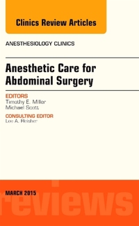 Book Cover for Anesthetic Care for Abdominal Surgery by Timothy Miller