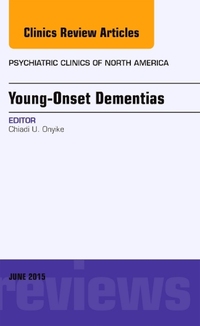 Book Cover for Young Onset Dementias by Chiadi Onyike