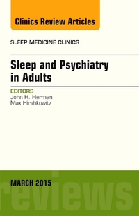 Book Cover for Sleep and Psychiatry in Adults by John B Herman, Max Hirshkowitz
