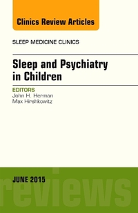 Book Cover for Sleep and Psychiatry in Children by John Herman
