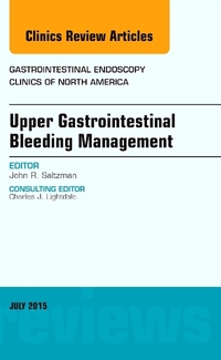 Book Cover for Upper Gastrointestinal Bleeding Management by John R Saltzman