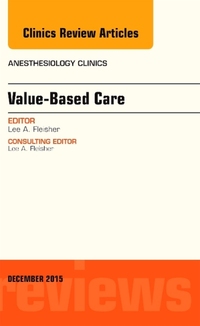 Book Cover for Value-Based Care by Lee A Fleisher