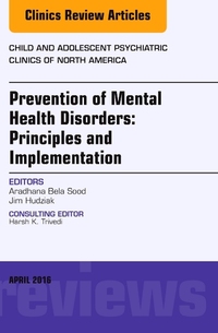 Book Cover for Prevention of Mental Health Disorders by Aradhana Bela Sood, James J Hudziak