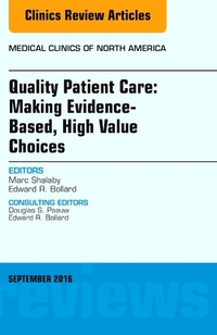 Book Cover for Quality Patient Care by Marc Shalaby, Edward R Bollard