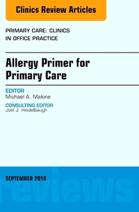 Book Cover for Allergy Primer for Primary Care by Michael A Malone
