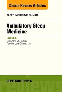 Book Cover for Ambulatory Sleep Medicine by Teofilo L LeeChiong