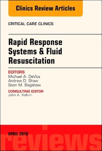 Book Cover for Rapid Response Systems/fluid Resuscitation by Michael A DeVita, Andrew Shaw