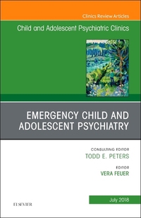 Book Cover for Emergency Child and Adolescent Psychiatry by Vera Feuer