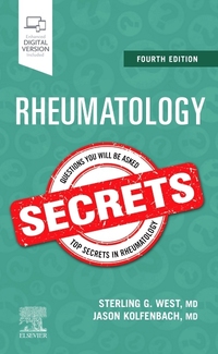 Book Cover for Rheumatology Secrets by Sterling G West, Jason Kolfenbach
