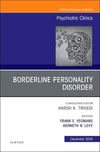 Book Cover for Borderline Personality Disorder by Frank E Yeomans, Kenneth N Levy