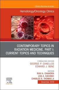 Book Cover for Contemporary Topics in Radiation Medicine, Part I by Ravi A Chandra, Lisa A Kachnic, Charles R Thomas JR