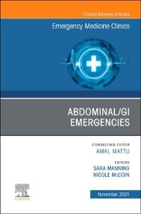 Book Cover for Abdominal/GI Emergencies, An Issue of Emergency Medicine Clinics of North America by Nicole Mccoin, Sara Manning