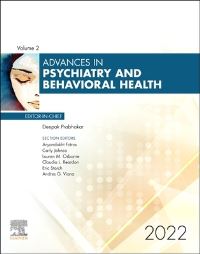 Book Cover for Advances in Psychiatry and Behavioral Heath by 