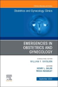 Book Cover for Emergencies in Obstetrics and Gynecology by Henry L Galan, Tricia Huguelet