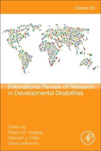 Book Cover for International Review Research in Developmental Disabilities. Volume Sixty-Three by Robert M Hodapp, Deborah J Fidler, Silvia Lanfranchi