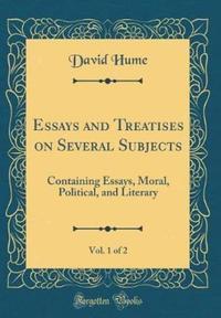 Book Cover for Essays and Treatises on Several Subjects, Vol. 1 of 2 by David Hume