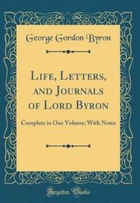 Book Cover for Life, Letters, and Journals of Lord Byron by George Gordon Byron