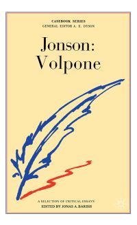 Book Cover for Jonson, Volpone by Jonas A Barish