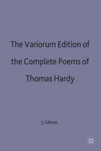 Book Cover for The Variorum Edition of the Complete Poems of Thomas Hardy by Thomas Hardy