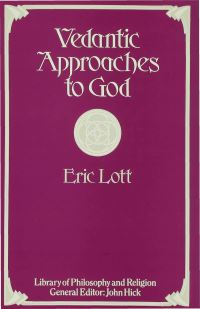Book Cover for Vedantic Approaches to God by Eric J Lott