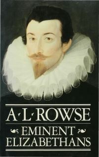 Book Cover for Eminent Elizabethans by A L Rowse