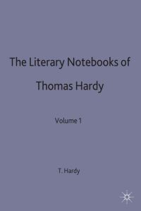 Book Cover for The Literary Notebooks of Thomas Hardy by Thomas Hardy