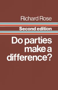 Book Cover for Do Parties Make a Difference? by Richard Rose