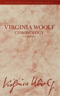 Book Cover for A Virginia Woolf Chronology by Edward Bishop