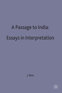 Book Cover for A Passage to India by John B Beer