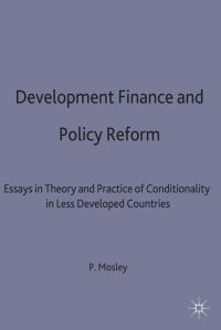Book Cover for Development Finance and Policy Reform by Paul Mosley