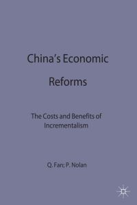 Book Cover for China's Economic Reforms by Qimiao Fan, Peter Nolan