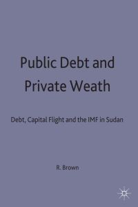 Book Cover for Public Debt and Private Wealth by Richard P C Brown, Institute of Social Studies Netherlands