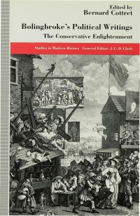 Book Cover for Bolingbroke's Political Writings by Bernard Cottret