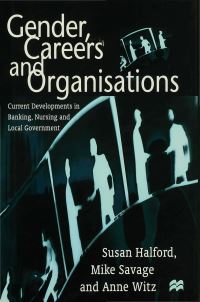 Book Cover for Gender, Careers and Organisations by Susan Halford, Michael Savage, Anne Witz