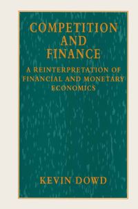 Book Cover for Competition and Finance by Kevin Dowd
