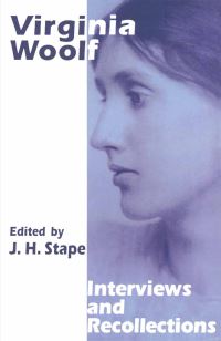 Book Cover for Virginia Woolf by J Stape
