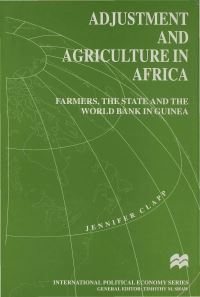 Book Cover for Adjustment and Agriculture in Africa by Jennifer Clapp