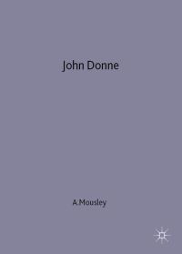 Book Cover for John Donne by Andrew Mousley