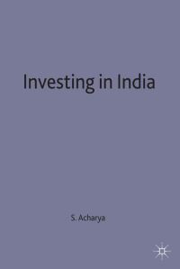 Book Cover for Investing in India by Shanta Acharya