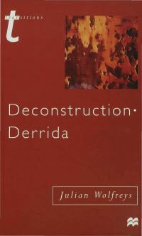 Book Cover for Deconstruction by Julian Wolfreys