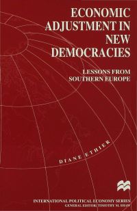 Book Cover for Economic Adjustment in New Democracies by Diane Ethier