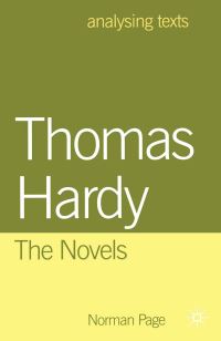 Book Cover for Thomas Hardy by Norman Page