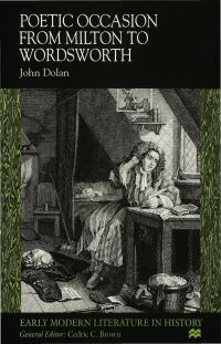 Book Cover for Poetic Occasion from Milton to Wordsworth by John Dolan