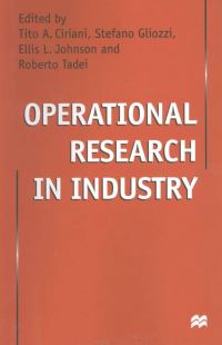 Book Cover for Operational Research in Industry by Tito A Ciriani