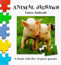 Book Cover for Animal Jigsaw. Farm Animals by Macmillan Childrens Books