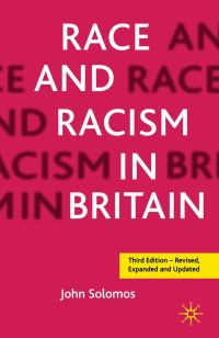 Book Cover for Race and Racism in Britain by John Solomos