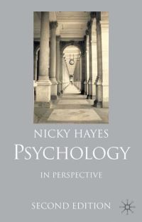 Book Cover for Psychology in Perspective by Nicky Hayes