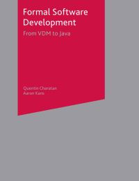 Book Cover for Formal Software Development by Quentin Charatan, Aaron Kans