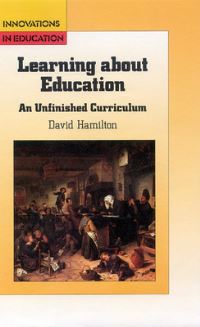 Book Cover for LEARNING ABOUT EDUCATION by David Hamilton