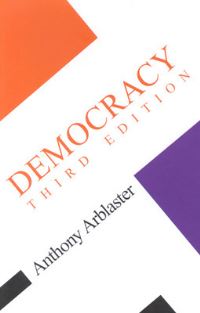 Book Cover for Democracy by Anthony Arblaster